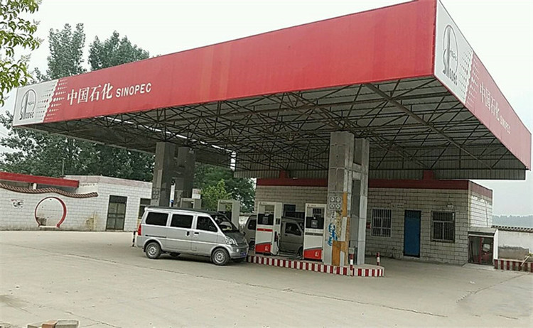 巴南加油站钢结构网架案例5
