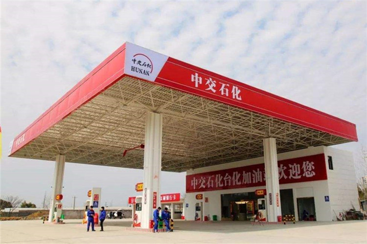 巴南加油站钢结构网架案例6
